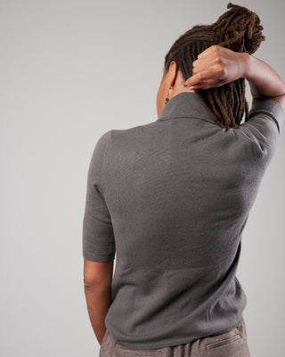 elbow sleeve turtleneck - onyx