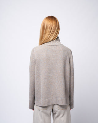 mockneck sweater - cashmere