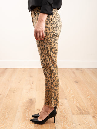 loverboy relaxed crop straight - leopard