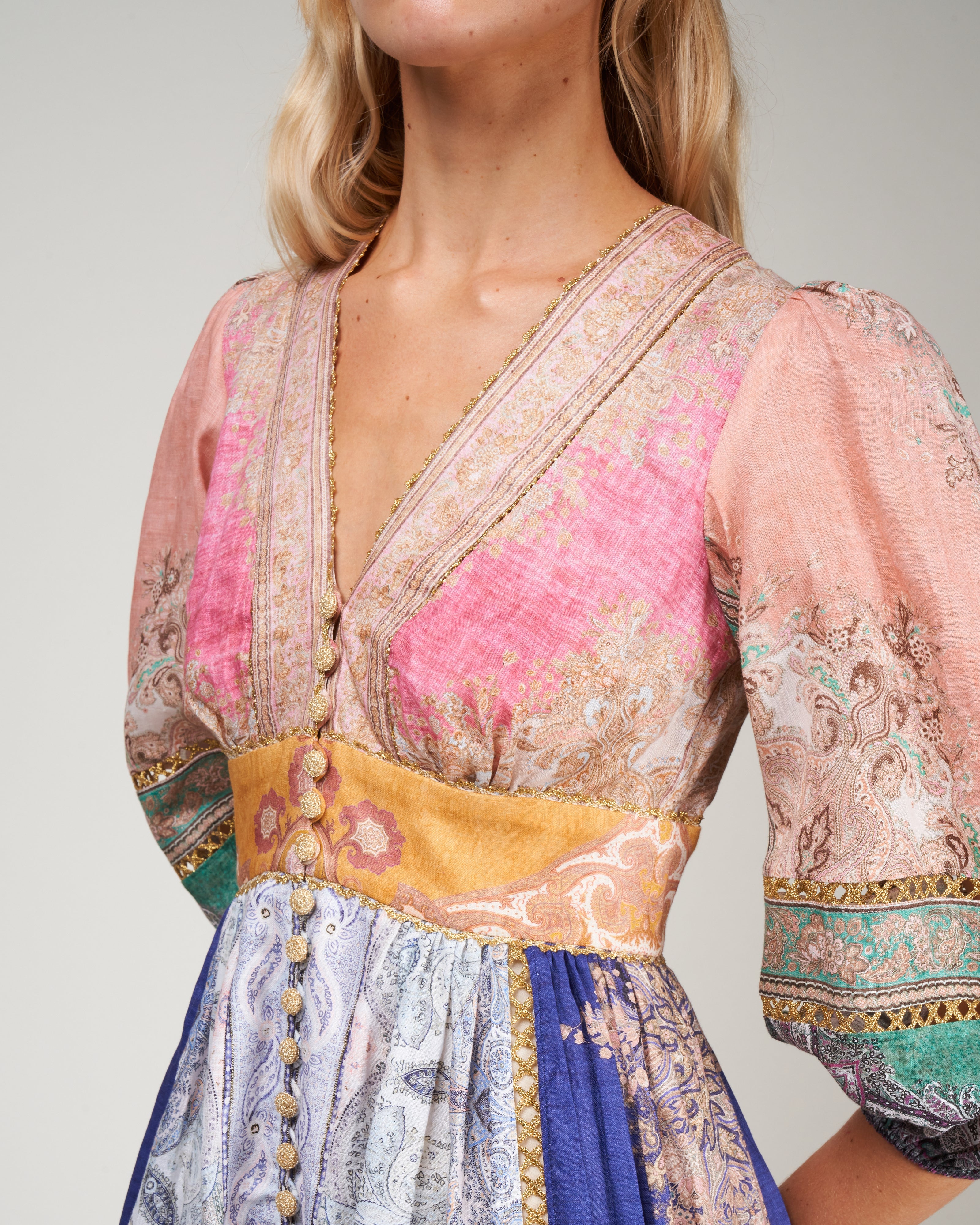 zimmermann anneke lantern midi dress Zimmermann - Candice Lake wears the Anneke Lantern Midi Dress