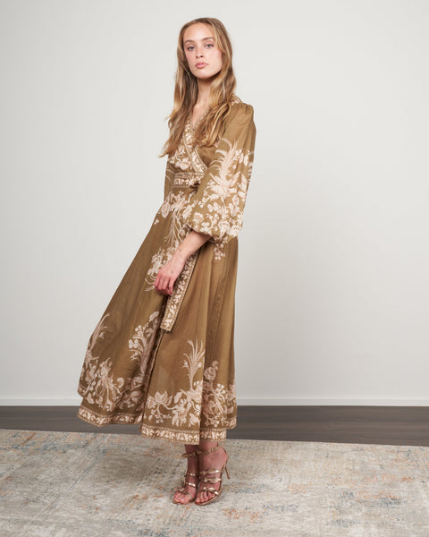 anneke wrap midi dress Tiggy Wrap Midi Dress