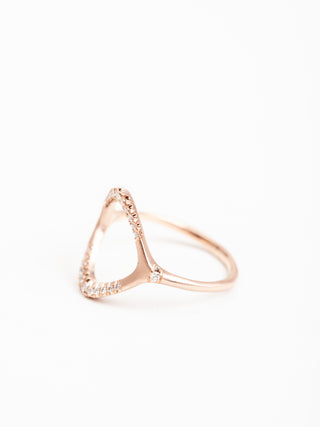 apogee ring - rose gold