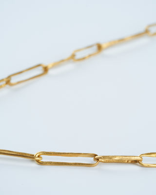 aquamarine bar pendant necklace - aquamarine / gold