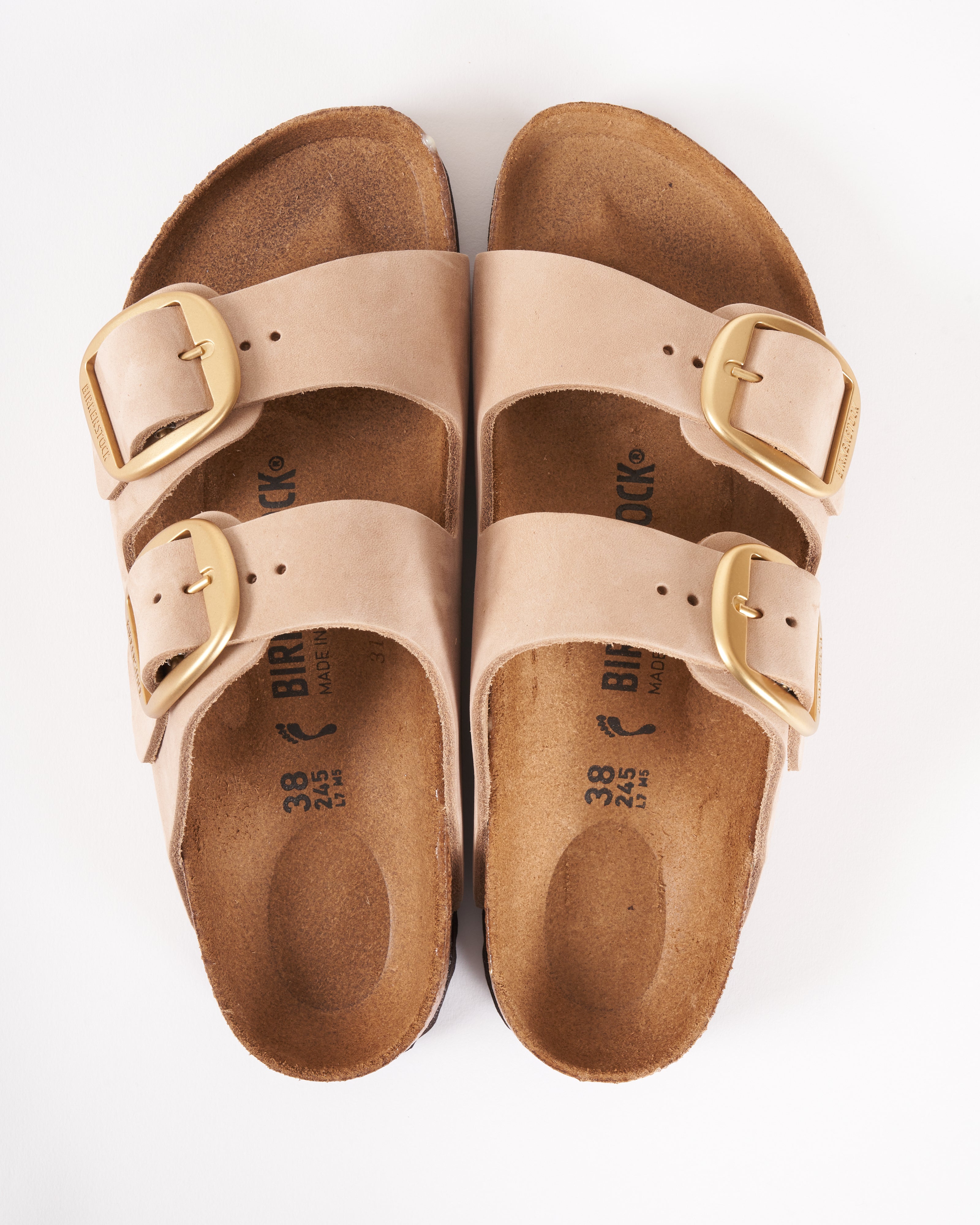 Birkenstock Arizona Big Buckle Sandal Sandcastle Nubuck