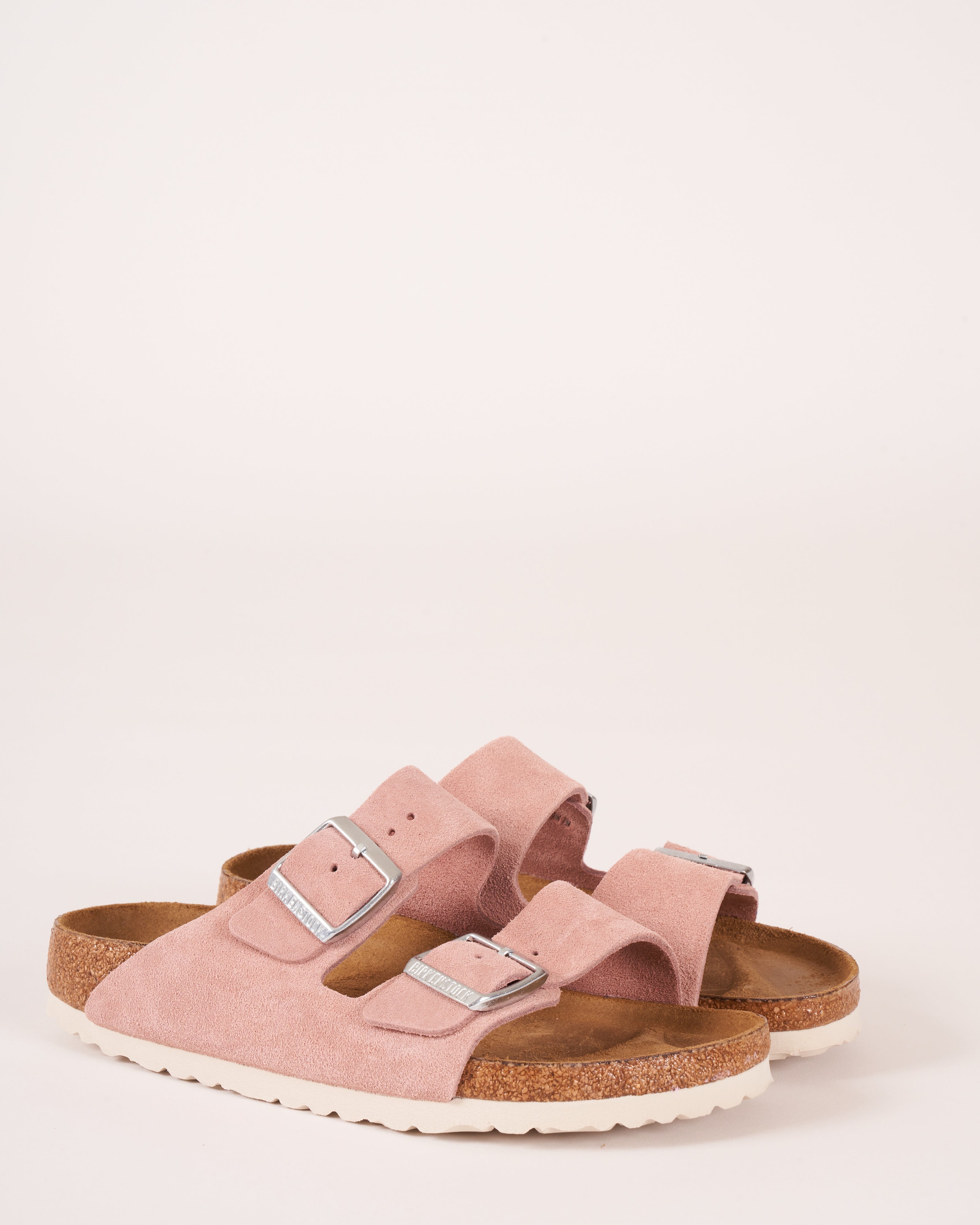 Birkenstock Arizona Soft Footbed Sandal Pink Clay Suede