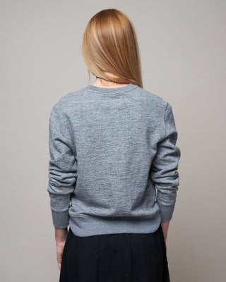 athena sweatshirt - medium grey melange gold