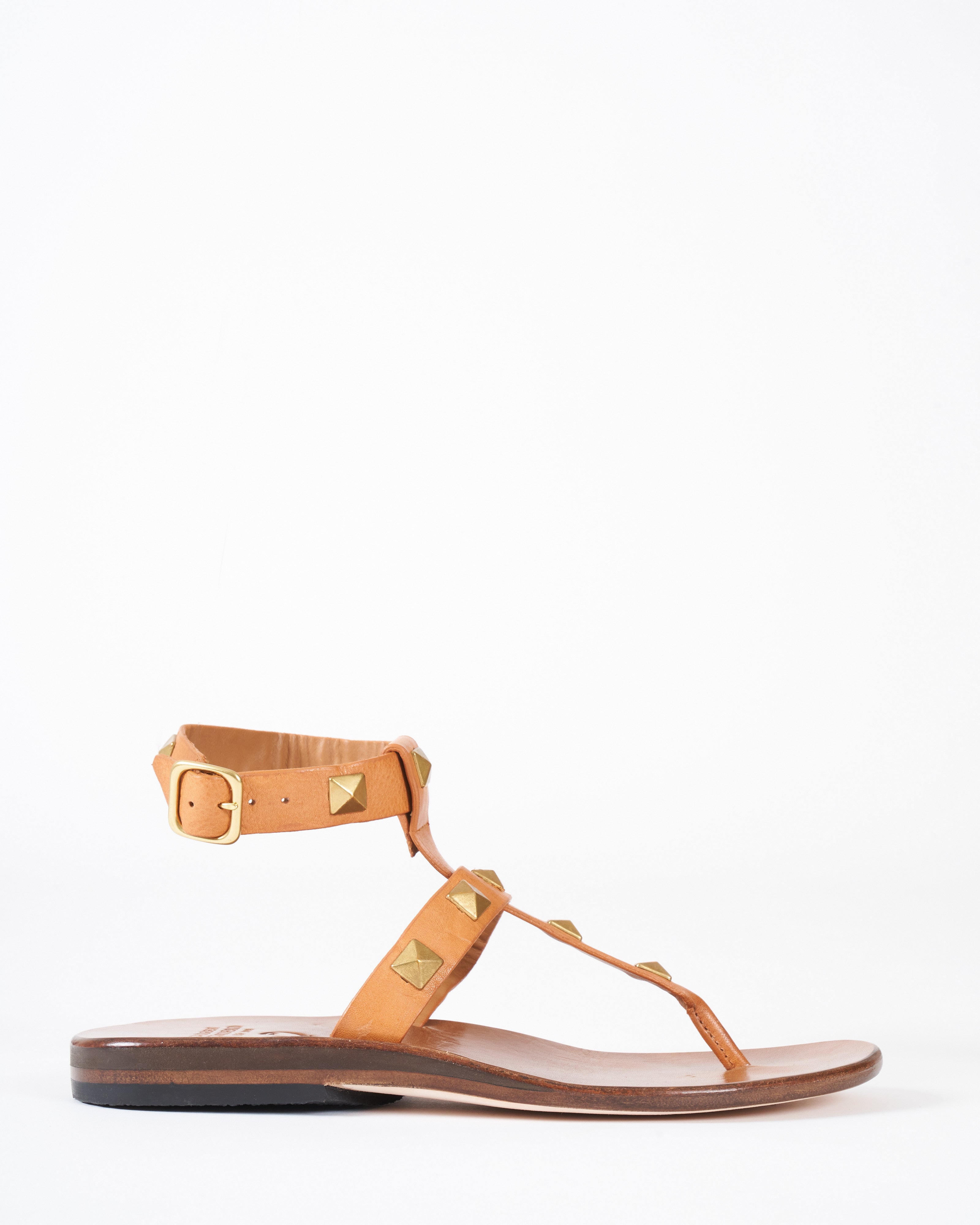 Calleen Cordero Ava Gladiator Sandal - Natural Vacca/Brass  display picture 1