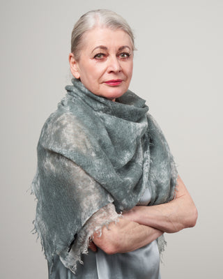 one color camouflage cashmere scarf - rio