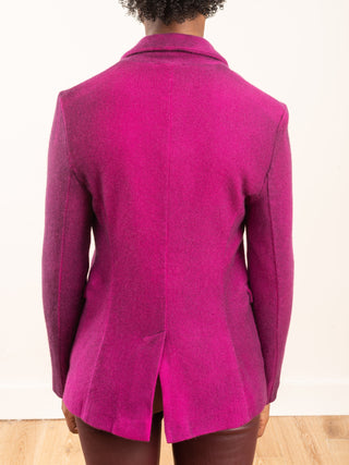 garment dyed rever jacket