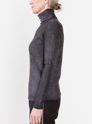 highneck pullover sweater
