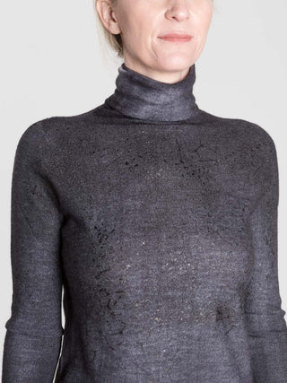 highneck pullover sweater