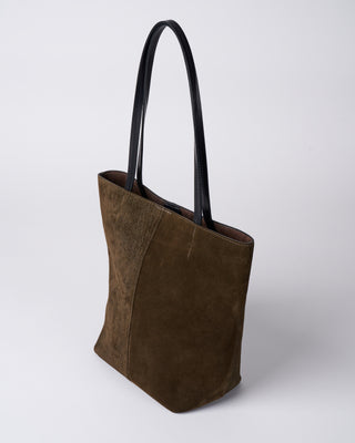small essential tote - two tone olive