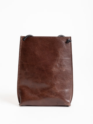 cell pouch - brown vintage