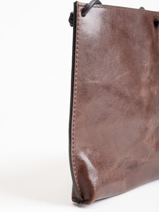 cell pouch - brown vintage