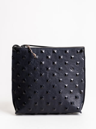 strappy pouch - navy stud