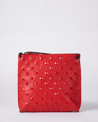 strappy pouch - red stud