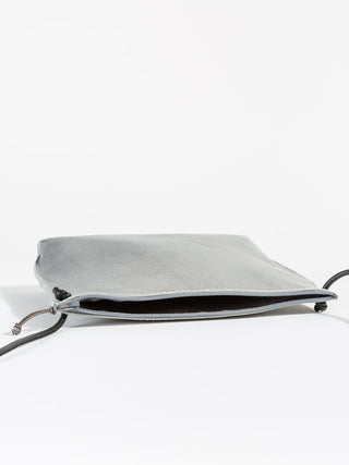 strappy pouch - silver