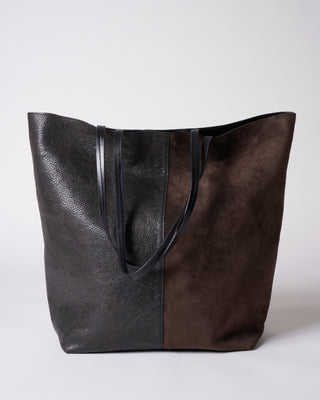 tall essential tote - 2 tone sable