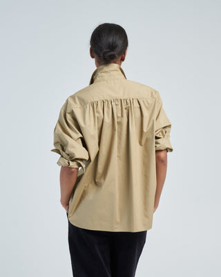 back pleat top
