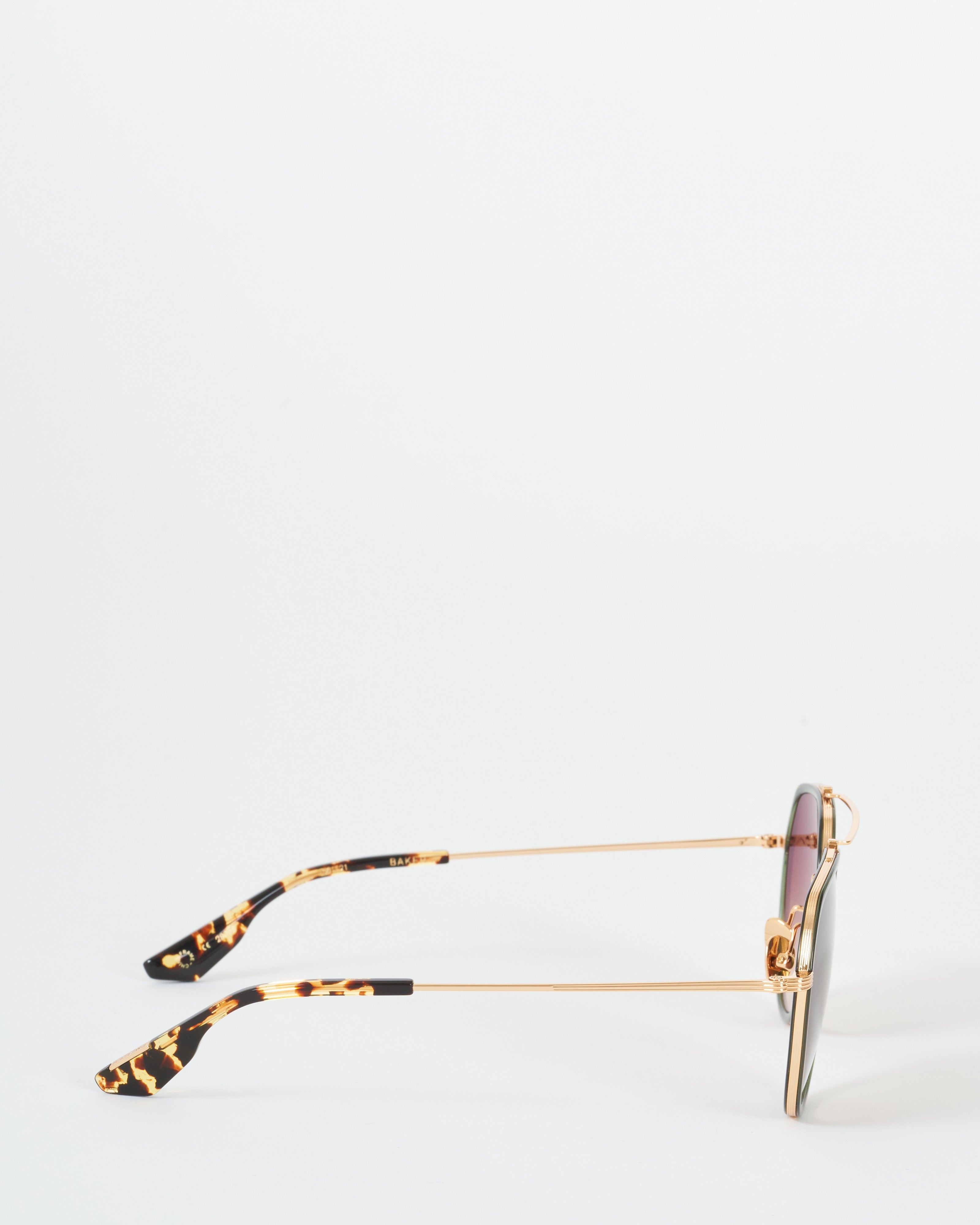 KREWE Unisex Baker Sunglasses - Gold Krewe Baker Sunglasses – Saint Bernard main image 2