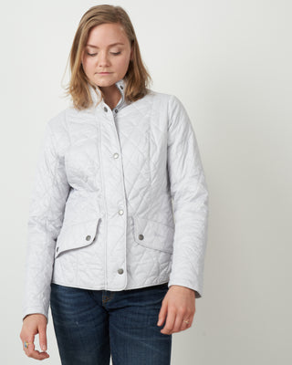 flyweight cavalry quilted jacket - ice white