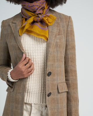 bella blazer - brown