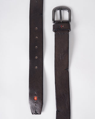 belt with insets - cuoio nero
