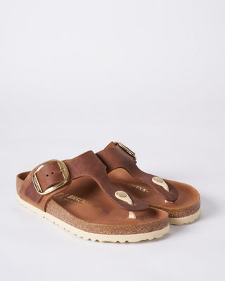 gizeh big buckle - cognac oiled leather