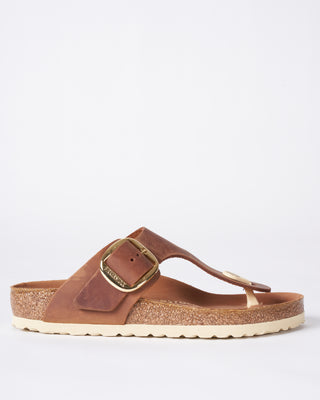 gizeh big buckle - cognac oiled leather