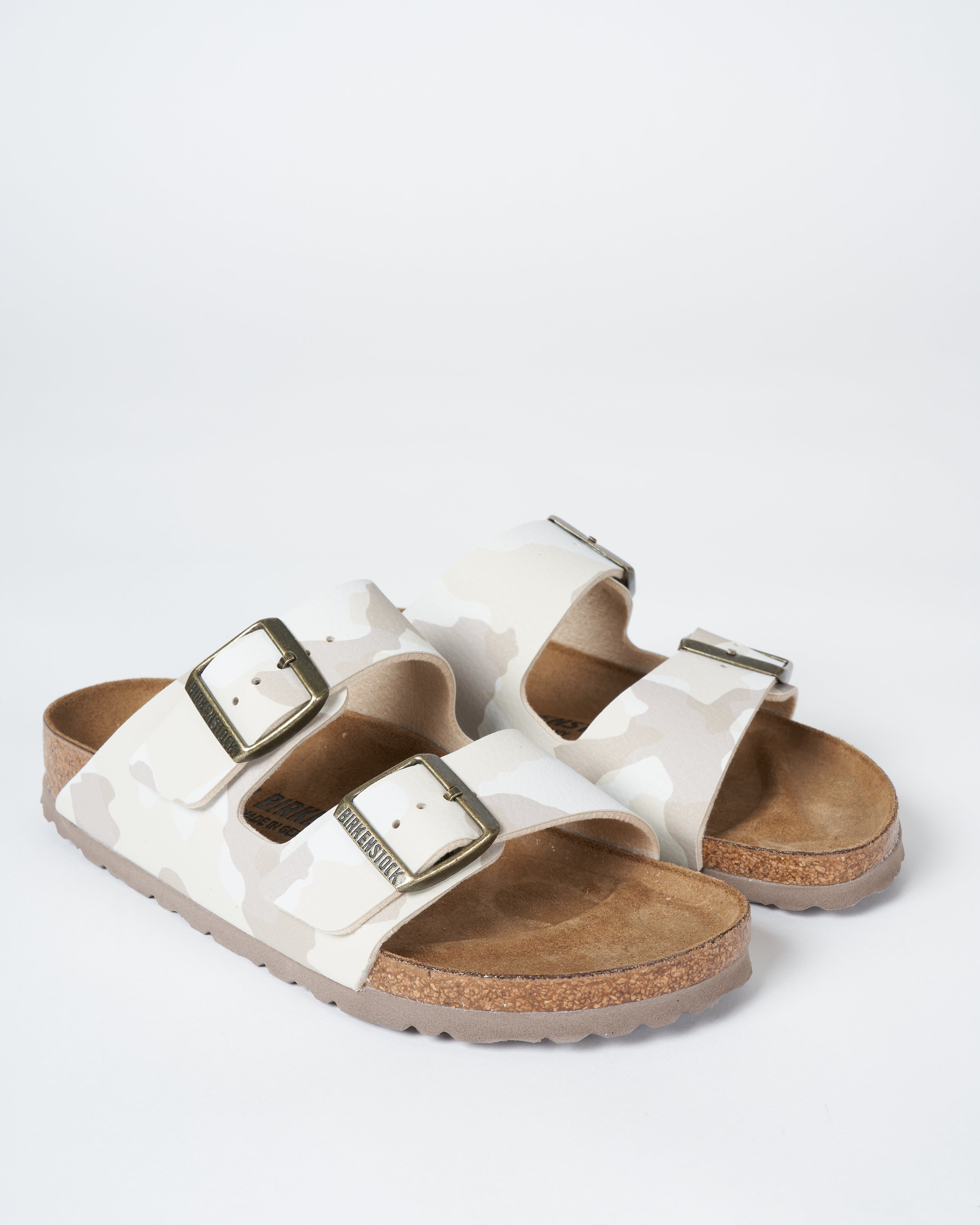 Arizona Birko Flor Tan Camo Birkenstocks Buy Brown Brown/Desert