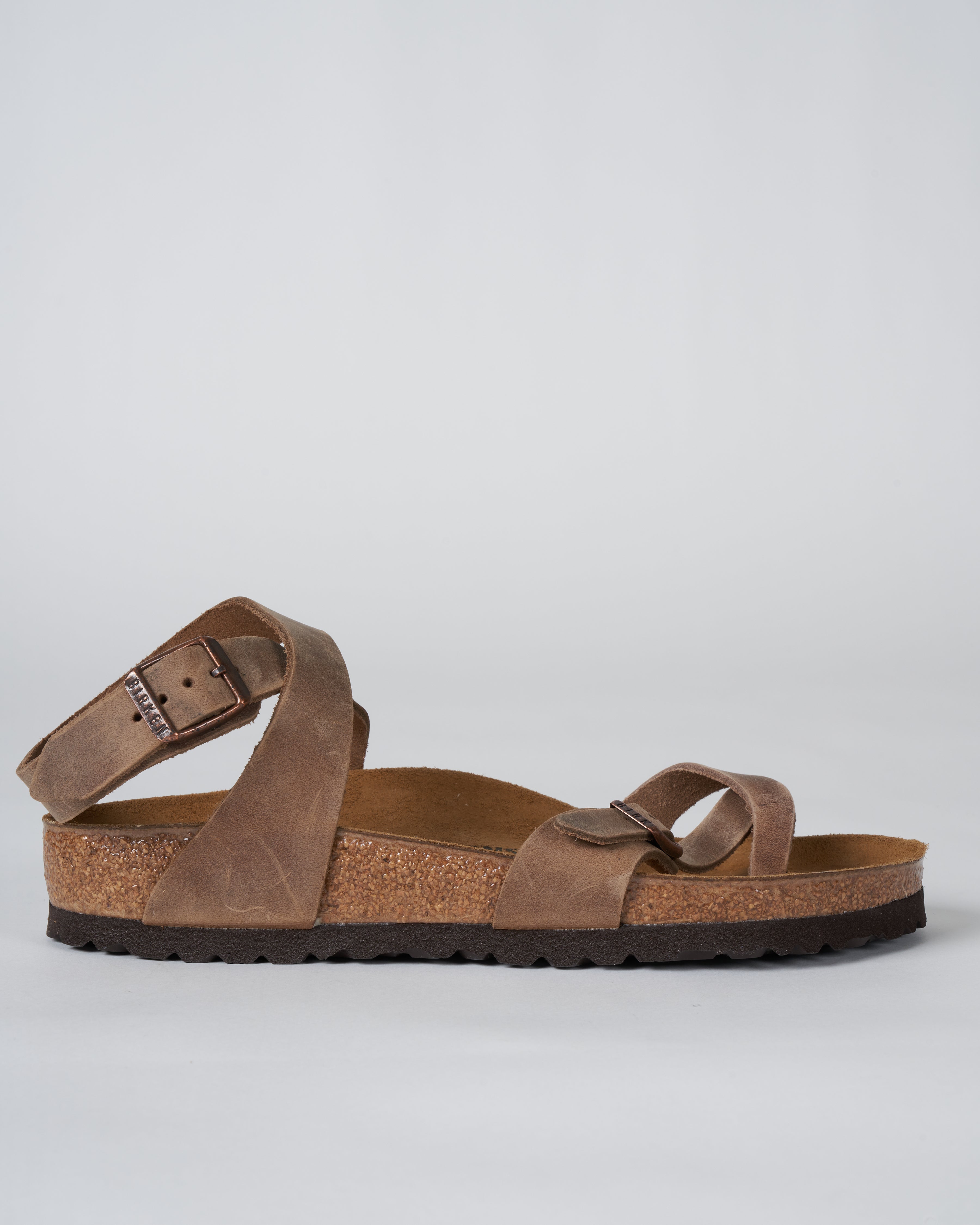 yara tobacco yara oiled leather sandal yara tobacco yara oiled leather sandal