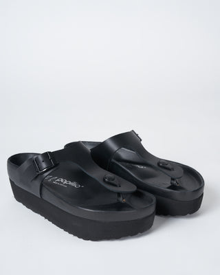 gizeh papillio sandal - black leather