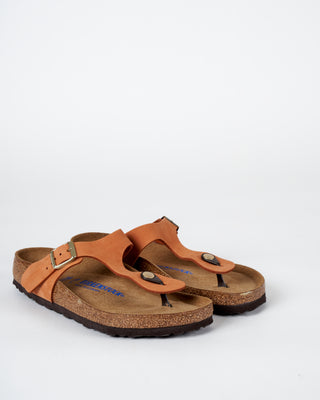 gizeh soft footbed sandal - nubuck pecan