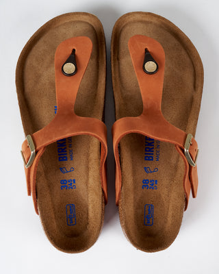 gizeh soft footbed sandal - nubuck pecan
