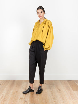 balloon sleeve blouse - honey