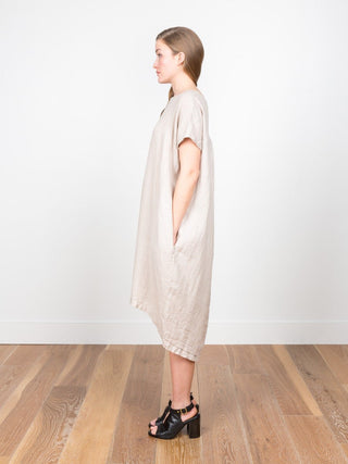 pleated cocoon - oatmeal