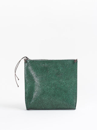shagreen strappy pouch