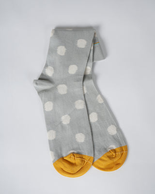 short sock- grey dot