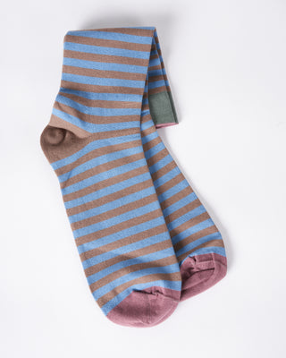 short socks - tauper stripe