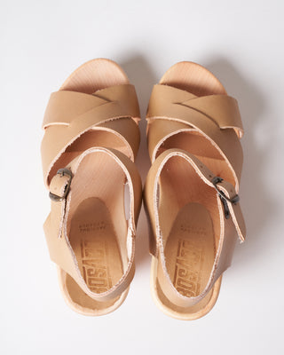 high heel clog sandal - beige