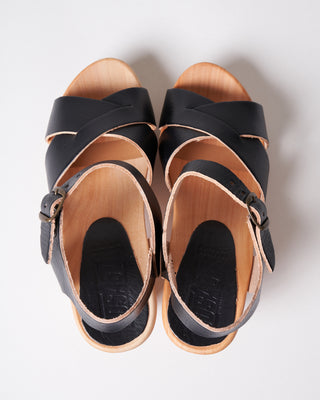high heel clog sandal - noir