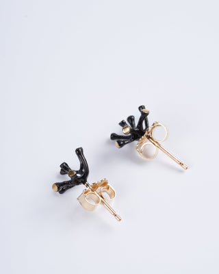 bronze stament earrings