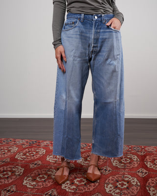 vintage lasso upcycled jeans - one-of-a-kind wash