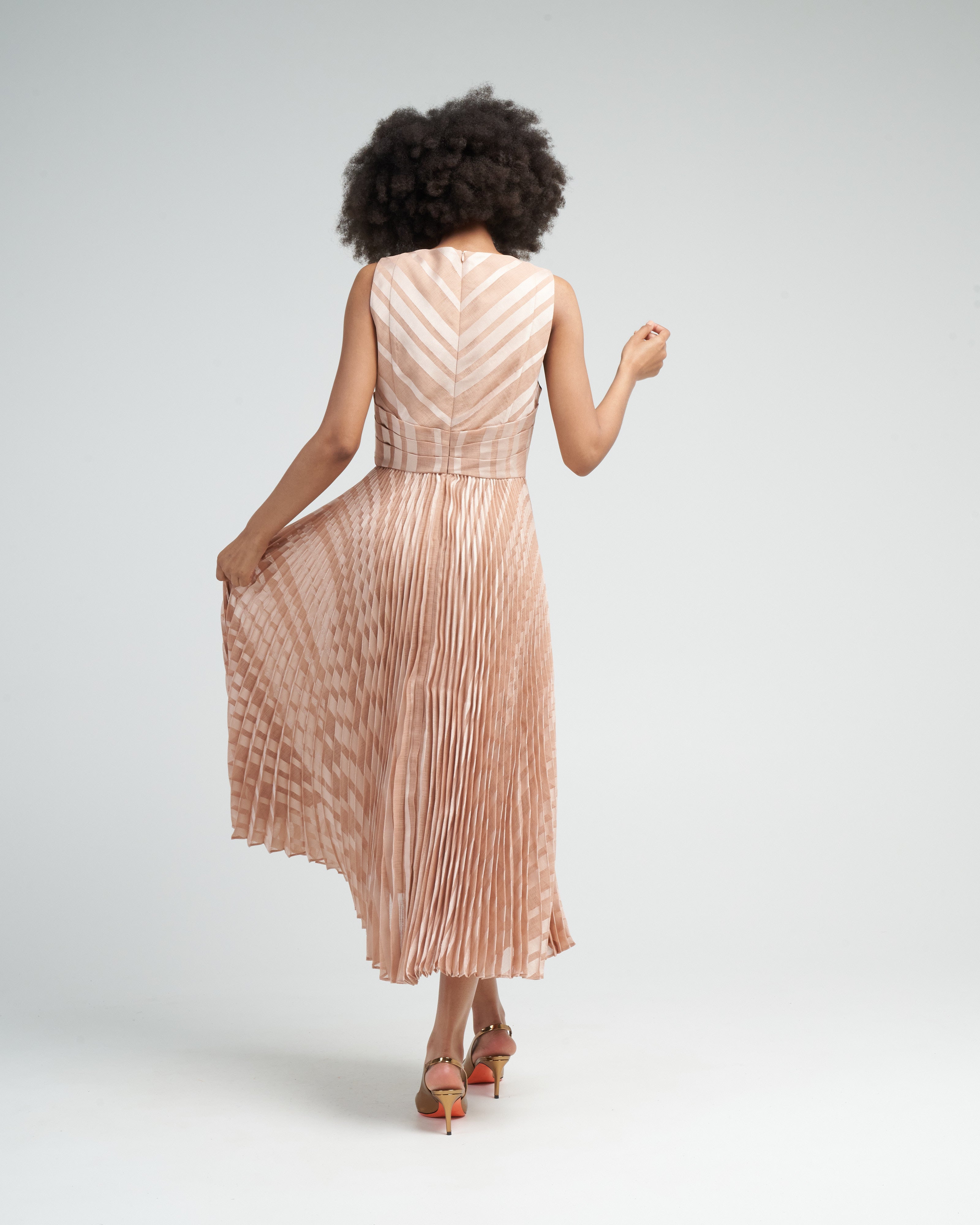 zimmermann burnout pleated dress Zimmermann Burnout Pleated Midi Dress in Black