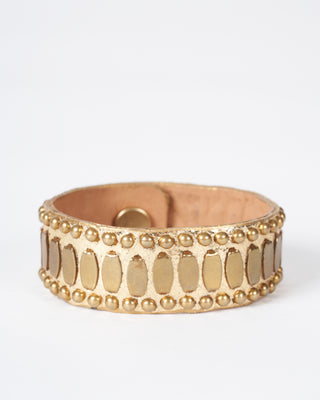 alana .75 gold mirror bracelet - gold