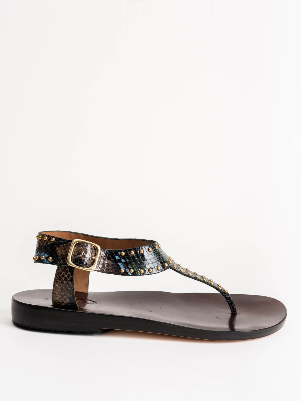 Calleen Cordero Cleo Green Wild Python – scarpa