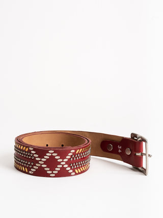 fonda belt - red old fashioned