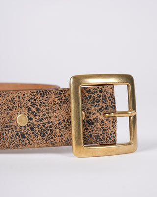 snake belt - gold sheen brass & nickel