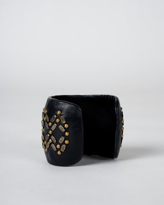 suella bangle bracelet - black