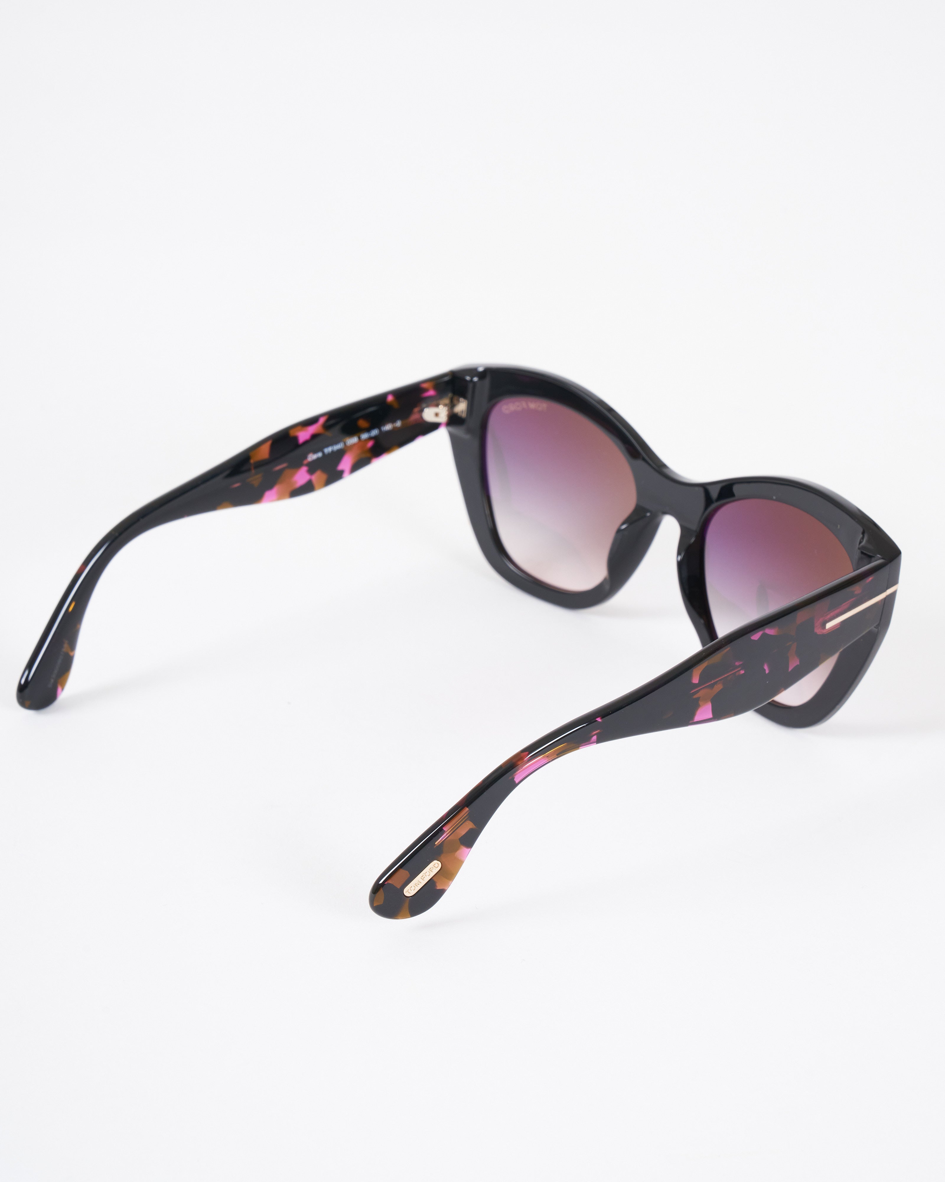 Tom Ford 55mm Cat Eye Sunglasses havana Violet FLYNN SUNGLASSES | TOM FORD Fashion main image 3